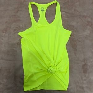 NWOT Nike Neon Dri-Fit Tank